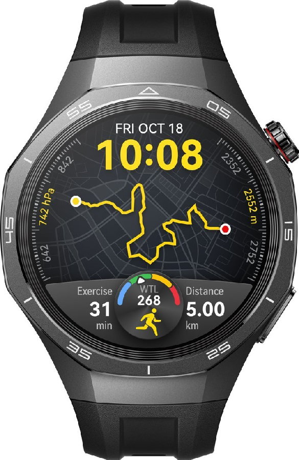 Умные часы Huawei Watch GT 5 Pro 46 мм (черный)