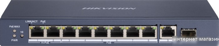 Коммутатор Hikvision DS-3E0510HP-E