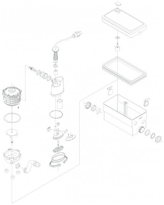 Канализационная установка Jemix STP-250
