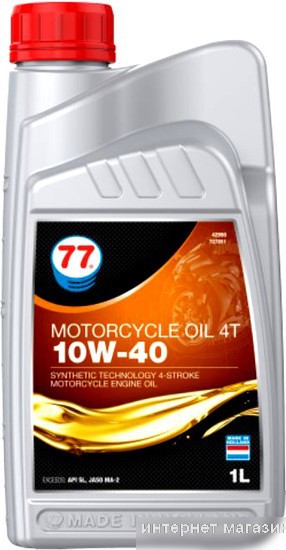 Моторное масло 77 Lubricants Syn 4T 10W-40 1л