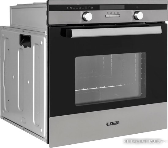 Электрический духовой шкаф Exiteq EXO-403 (черный/нержавеющая сталь)