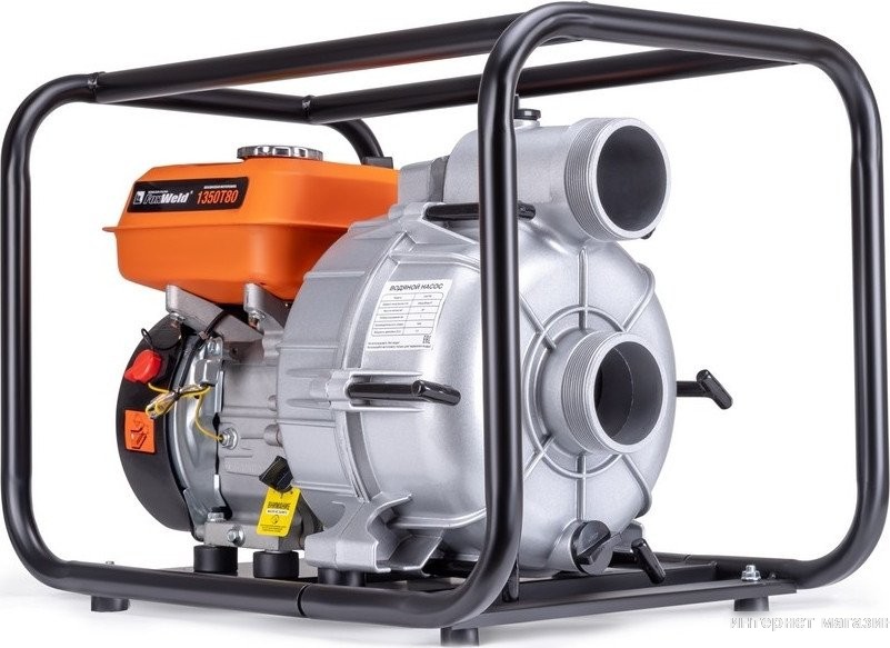 Мотопомпа FoxWeld 1350T80