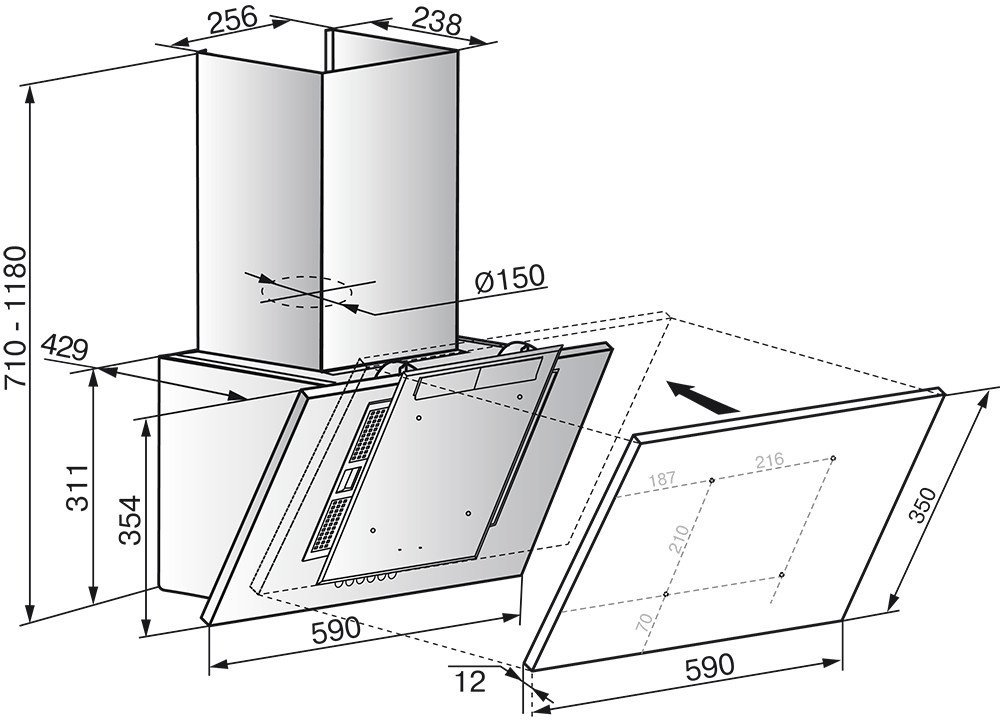 Elikor Рубин Базис S4 60П-700-Э4Д 934383 (антрацит)