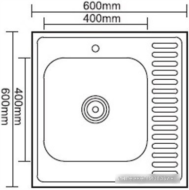 Кухонная мойка Ledeme L96060-L