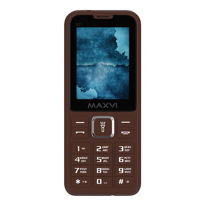 Мобильный телефон Maxvi K21 (коричневый)