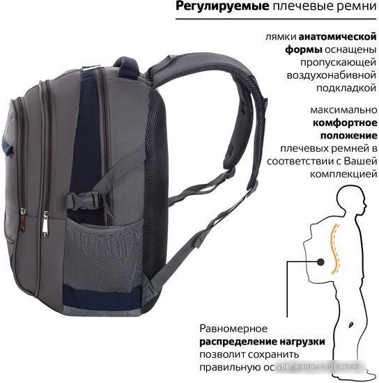 Городской рюкзак BRAUBERG MainStream 1 224445