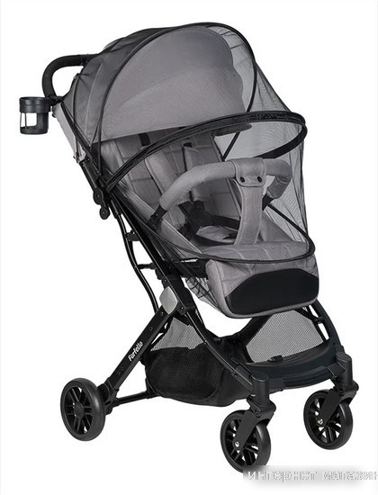 Коляска прогулочная «книга» Farfello Comfy Go Comfort CG-005 (серый)