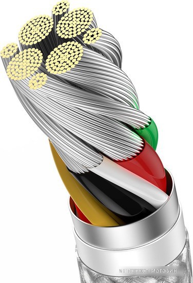 Кабель Baseus Dynamic Series Fast Charging Data Cable 100W USB Type-A - USB Type-C (2 м, белый)