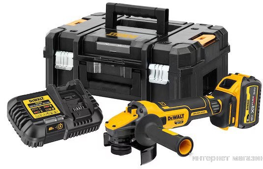 Угловая шлифмашина DeWalt DCG409T1 (с 1-им АКБ, кейс)