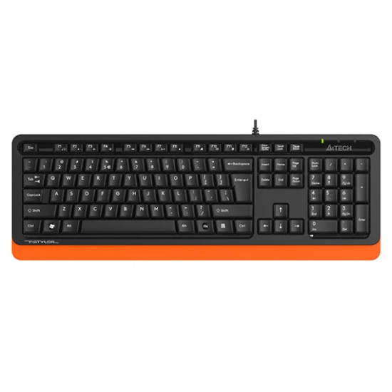 Клавиатура A4Tech Fstyler FKS10 (черный/оранжевый)