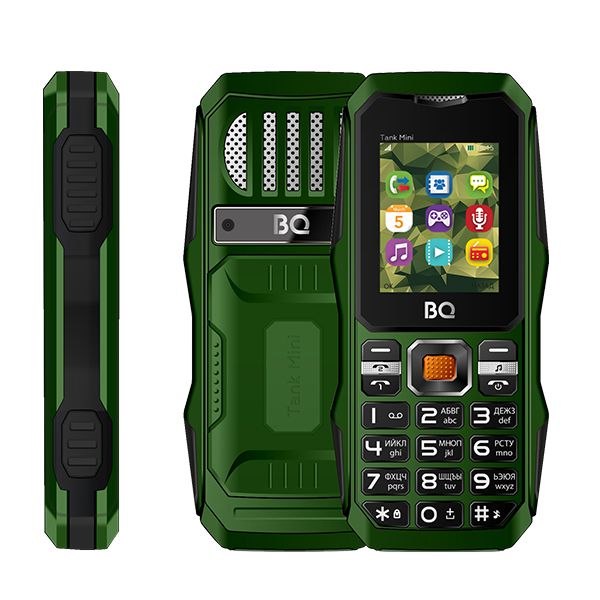 Мобильный телефон BQ-Mobile BQ-1842 Tank mini (зеленый)