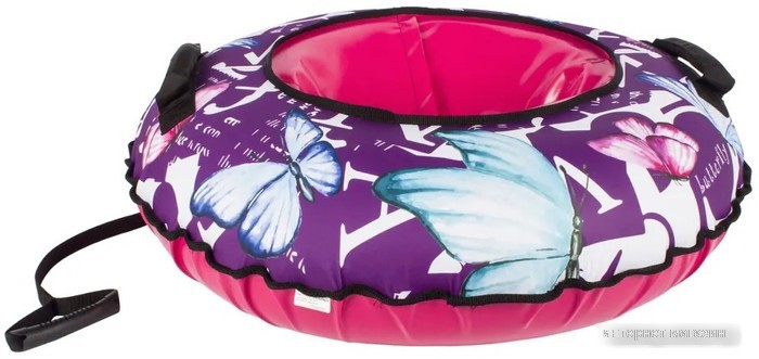 Тюбинг Snowstorm BZ-90 Butterfly W112869 (90см, фиолетовый/розовый)