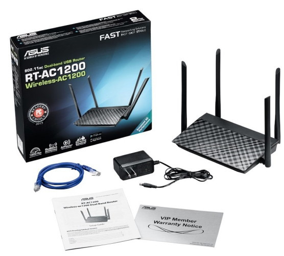 Беспроводной маршрутизатор ASUS RT-AC1200