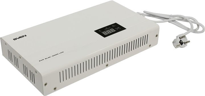 Стабилизатор напряжения SVEN AVR SLIM-2000 LCD
