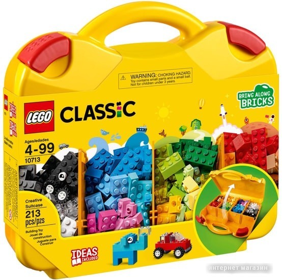 Конструктор LEGO Classic 10713 Чемоданчик для творчества и конструирования
