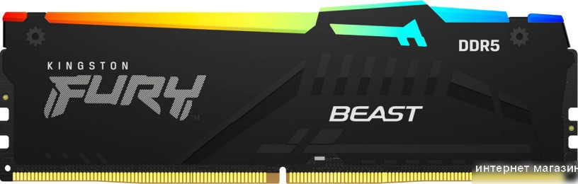 Оперативная память Kingston FURY Beast RGB 8ГБ DDR5 6000 МГц KF560C30BBEA-8