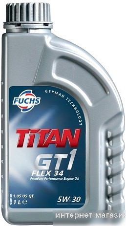 Моторное масло Fuchs Titan GT1 Pro FLEX 34 5W-30 1л