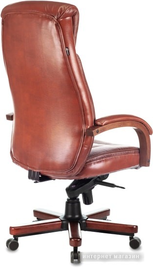 Кресло Бюрократ T-9922WALNUT/CHOK (светло-коричневый)