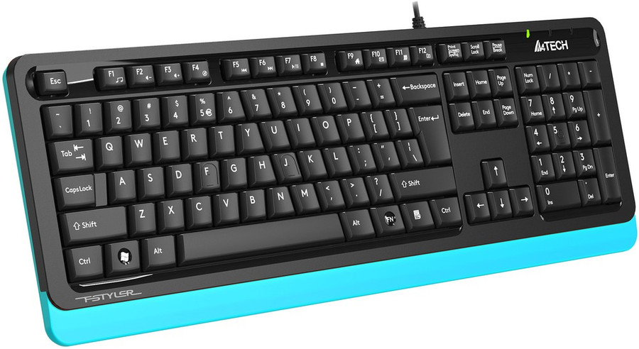 Клавиатура A4Tech Fstyler FKS10 (черный/синий)