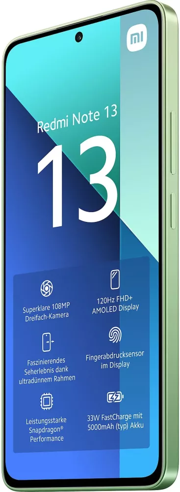 Смартфон Xiaomi Redmi Note 13 6GB/128GB с NFC международная версия (мятно-зеленый)