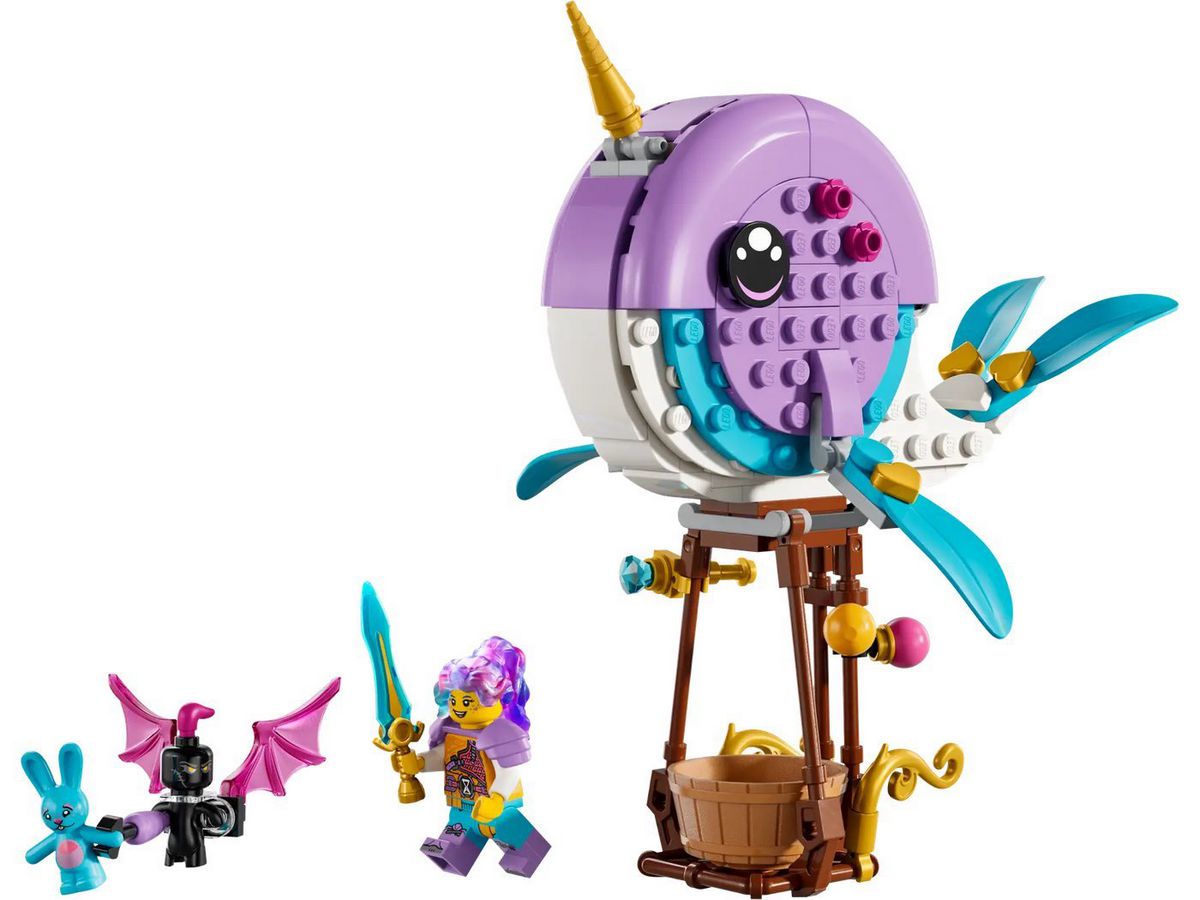 Конструктор LEGO DREAMZzz Воздушный шар Нарвал Иззи 71472