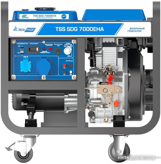 Дизельный генератор ТСС SDG 7000EHA 100033