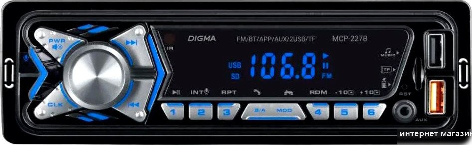 USB-магнитола Digma MCP-227B