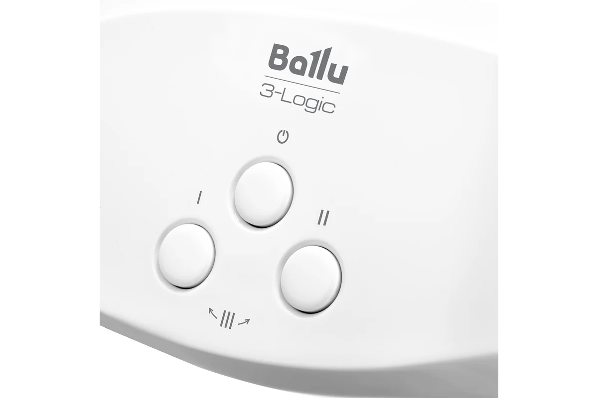 Проточный электрический водонагреватель кран+душ Ballu 3-Logic TS 6.5 кВт (кран+душ)