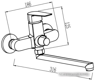 Смеситель Loffrey LF82202