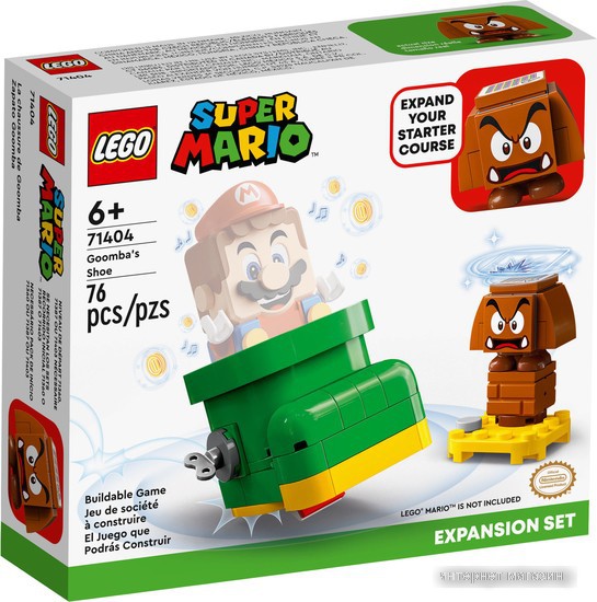 Конструктор LEGO Super Mario 71404 Дополнительный набор Ботинок Гумбы