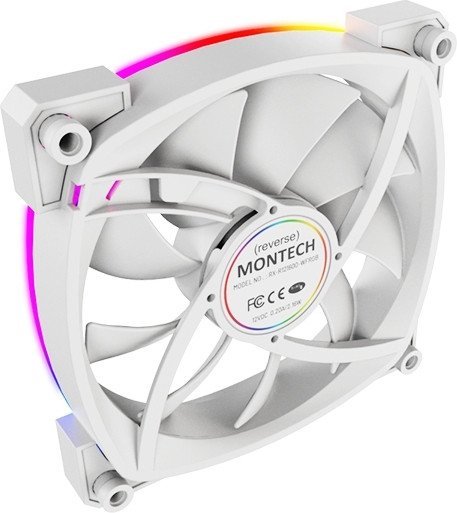 Вентилятор для корпуса Montech RX120 PWM (белый)