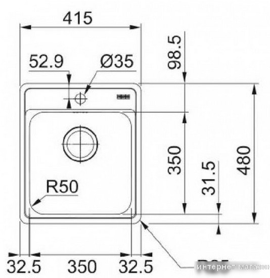Кухонная мойка Franke BCX 610-42 TL 101.0689.880