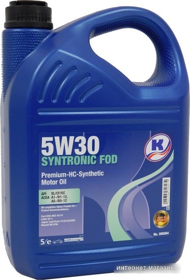 Моторное масло Kuttenkeuler Syntronic FOD 5W-30 5л