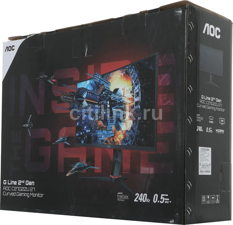 Монитор AOC C27G2ZU/BK