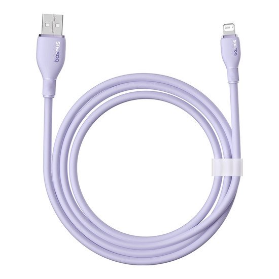 Кабель Baseus Pudding Series Fast Charging Cable 2.4A USB Type-A - Lightning (1.2 м, фиолетовый)