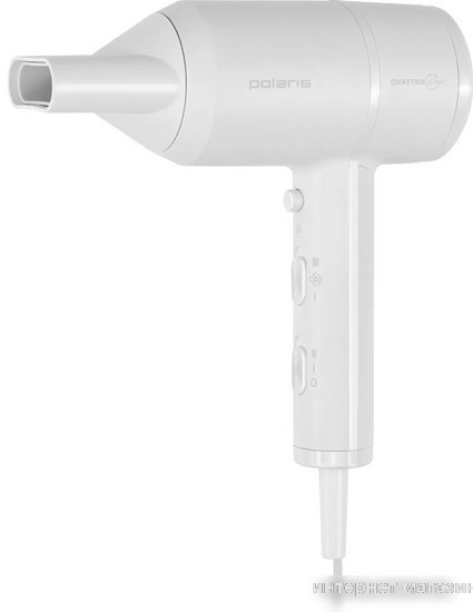 Фен Polaris PHD 2044Ti Quattro Ionic (белый/серый)