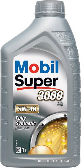 Моторное масло Mobil 5W-40 Super 3000 X1 1л