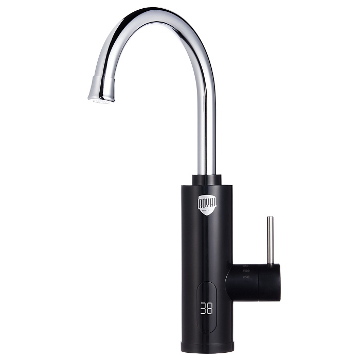 Проточный электрический водонагреватель-кран Royal Thermo QuickTap (черный)
