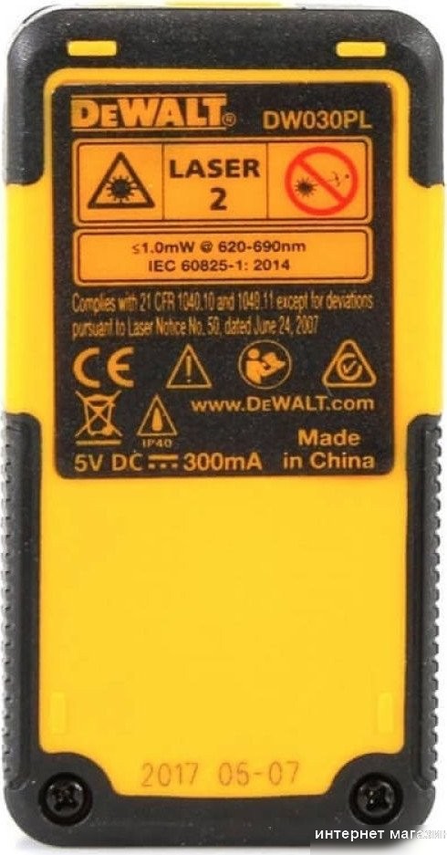 Лазерный дальномер DeWalt DW030PL