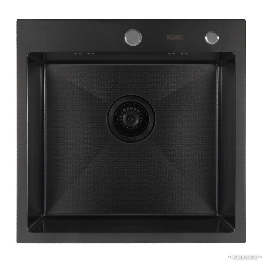 Кухонная мойка ARFEKA Eco AR 500*500 Black PVD Nano Decor