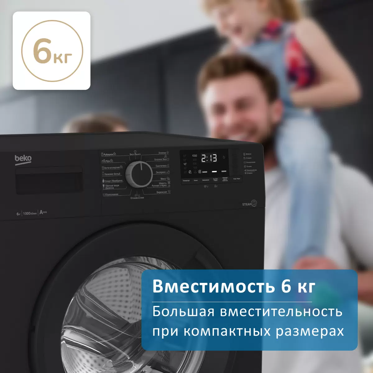 Стиральная машина BEKO WSRE6512ZAA
