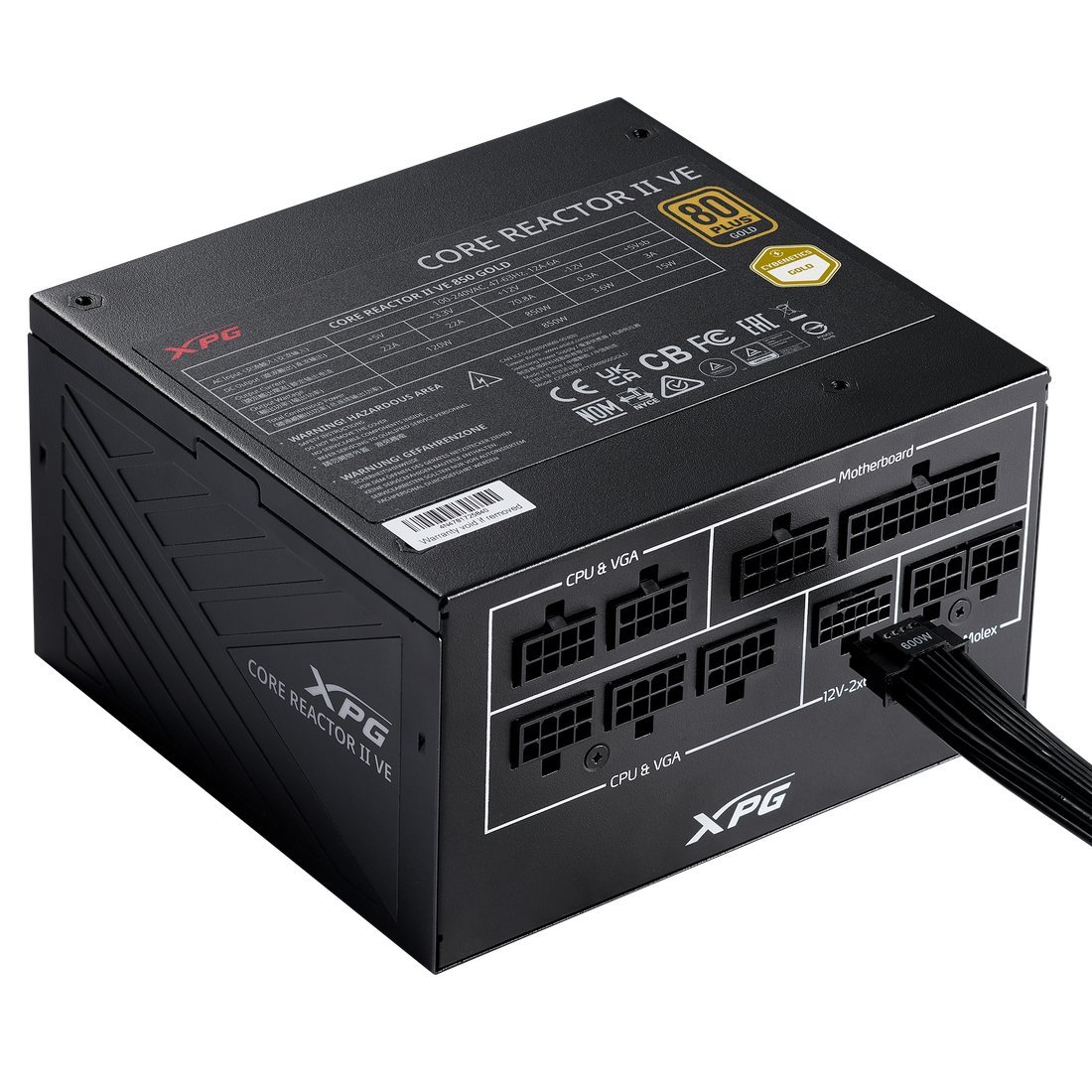 ADATA XPG Core Reactor II VE 850W COREREACTORIIVE850G-BKCEU