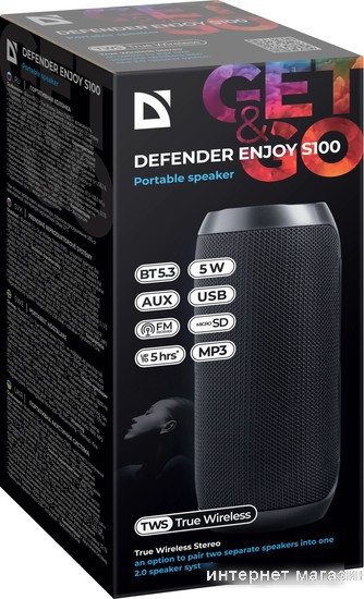Беспроводная колонка Defender Enjoy S100