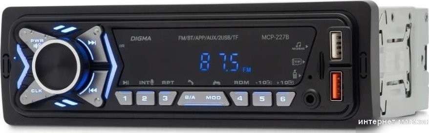 USB-магнитола Digma MCP-227B