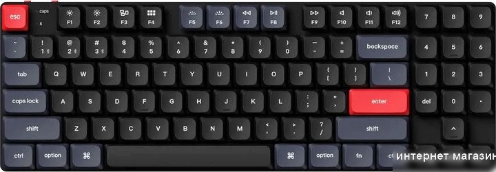 Клавиатура Keychron K13 Pro RGB K13P-H2-RU (Gateron Low Profile Blue)