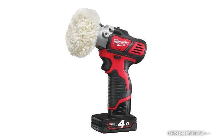 Полировальная машина Milwaukee M12 BPS-421X 4933447799 (с 2-мя АКБ, кейс)
