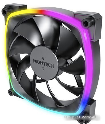 Вентилятор для корпуса Montech AX120 PWM (черный)