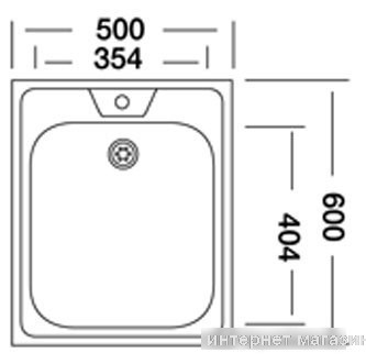 Кухонная мойка КромРус S 408 RUS