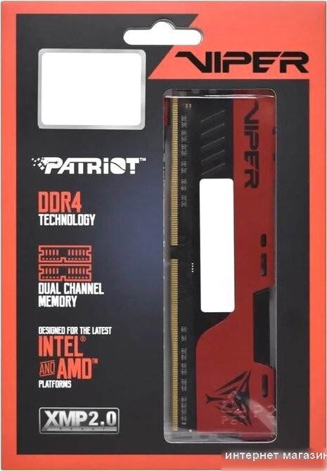 Оперативная память Patriot Viper Elite II 2x32ГБ DDR4 4000 МГц PVE2464G400C0K