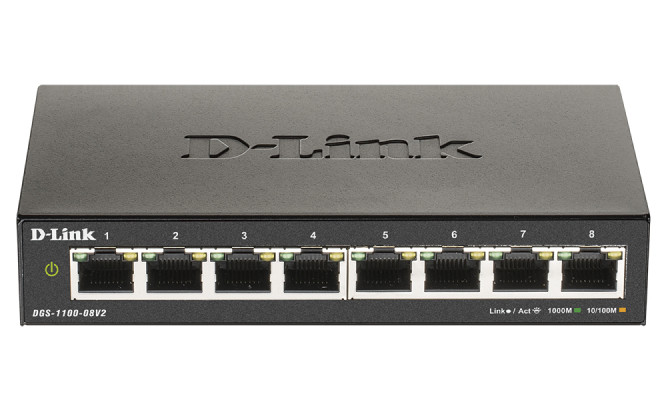 Коммутатор D-Link DGS-1100-08V2/A1A